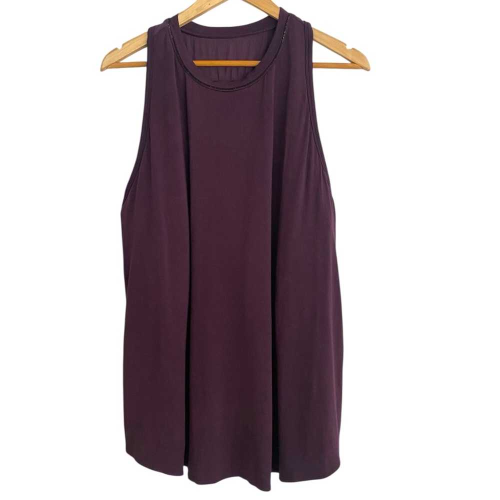 SHEBIRD Women's Purple Sleeveless Top
